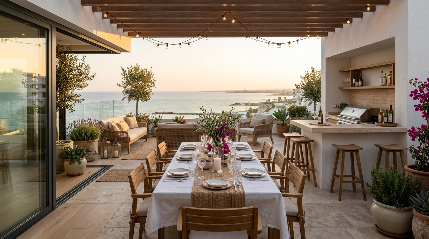 A private roof garden